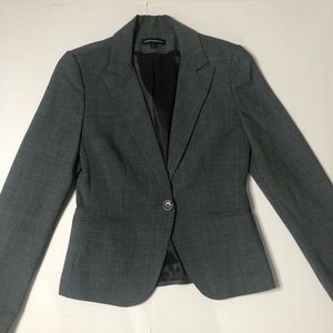Express Gray Blazer Suit Jacket